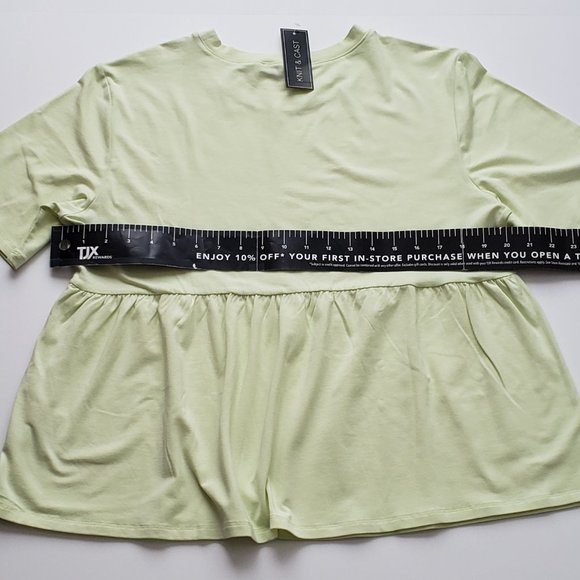 KNIT & CAST Peplum Blouse - Picture 3 of 4